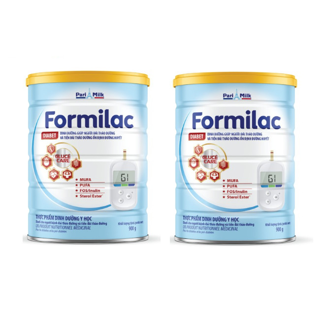 Bộ 2 Lon Sữa bột Formilac DIABET - 900g