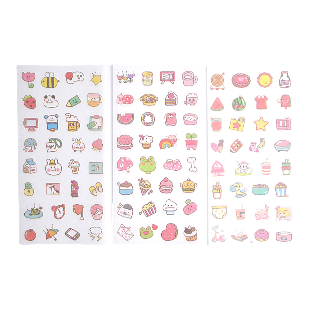 Sticker Dán Trang Trí ( Bộ 6 Tấm ) - Cute