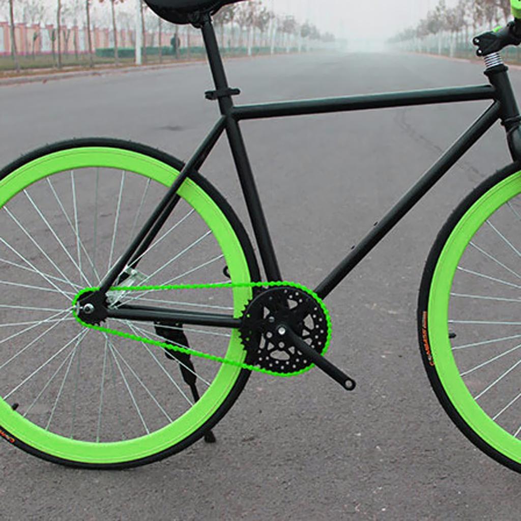 RED CHAIN SINGLE SPEED BICYCLE CHAIN 1 SPEED GEAR FIXIE FIXED BIKE CHAIN BMX