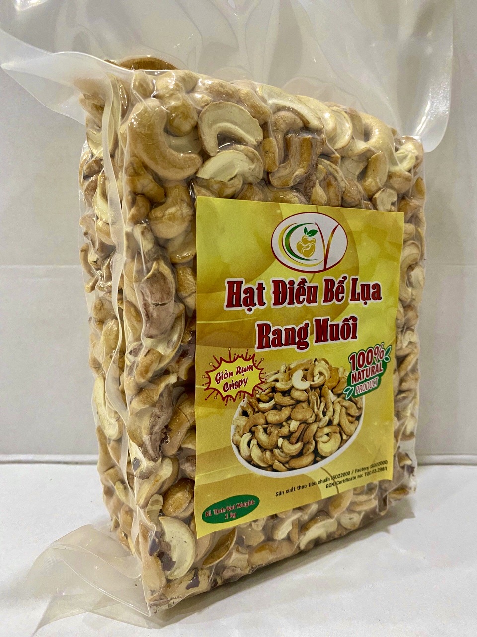 Nhân Hạt Điều Vỡ Rang Muối Loại 1 Ngon Túi 1kg | Đặc Sản Bình Phước