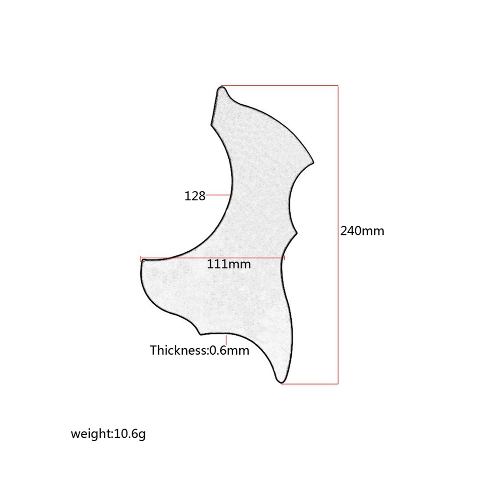 Acoustic Guitar Pickguard Self Adhesive Scratch Plate Sticker Pick Guard PVC