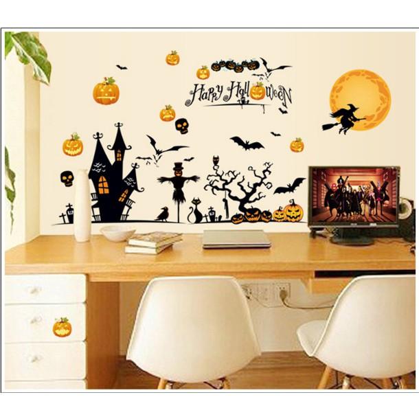 Decal trang trí tường - Lễ Hội Halloween 04