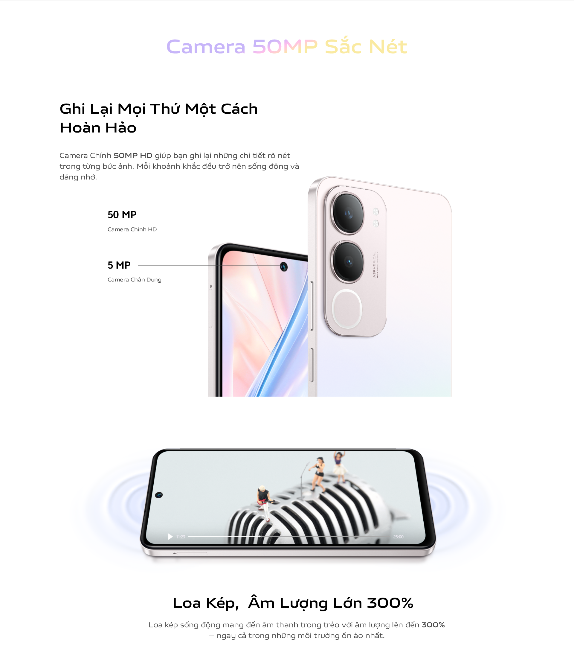 [MỚI] Điện thoại vivo Y19s (8GB+128GB) - 1 Đổi 1 trong tháng đầu tiên - Bảo hành chính hãng 12 tháng - Hàng Chính Hãng