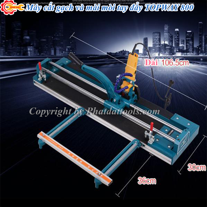 Máy Cắt Gạch Tay Đẩy Topway 800mm