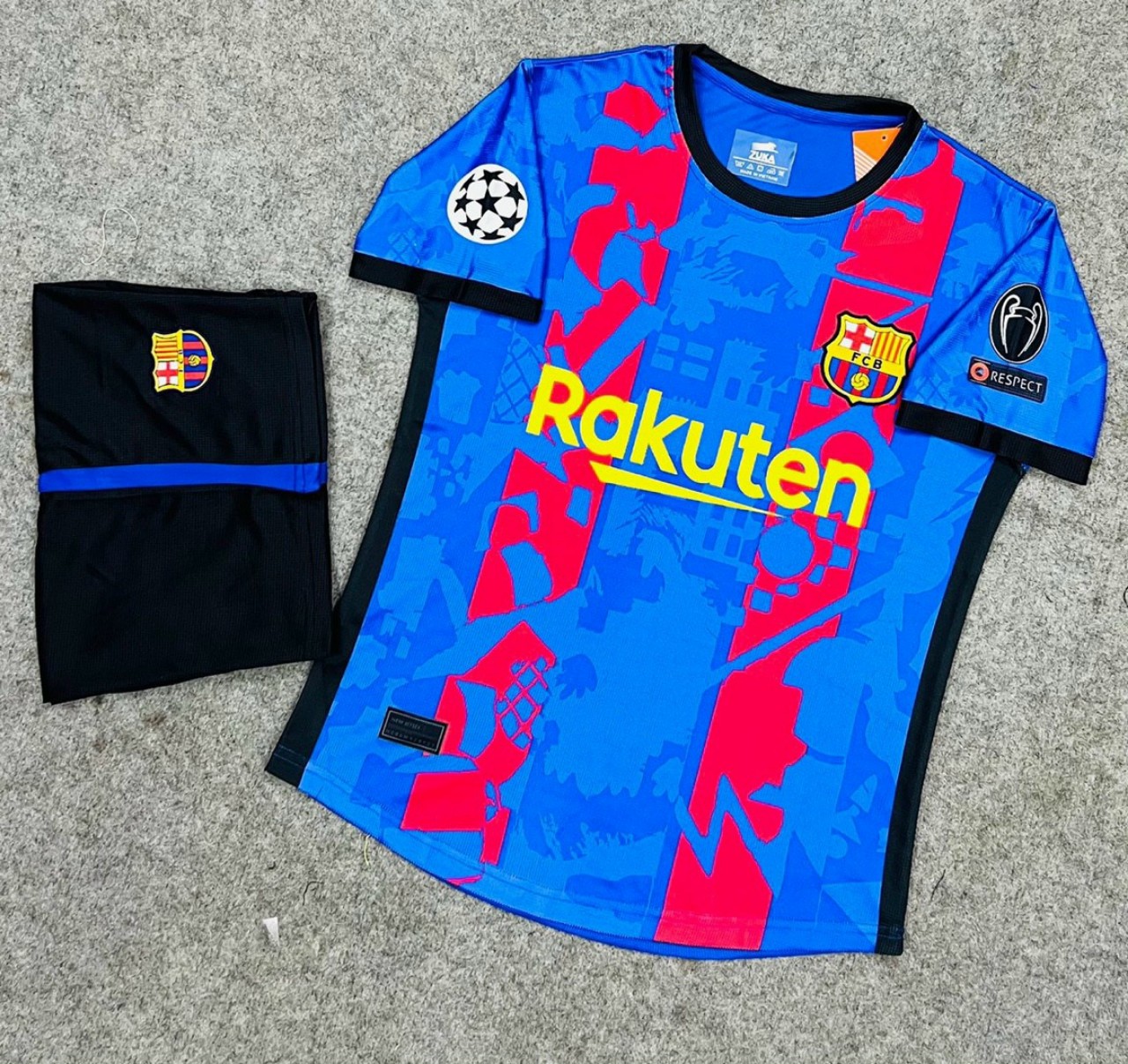 [Mẫu mới ]Bộ quần áo bóng đá câu lạc bộ Barcelona 2023 - Áo bóng đá CLB Laliga