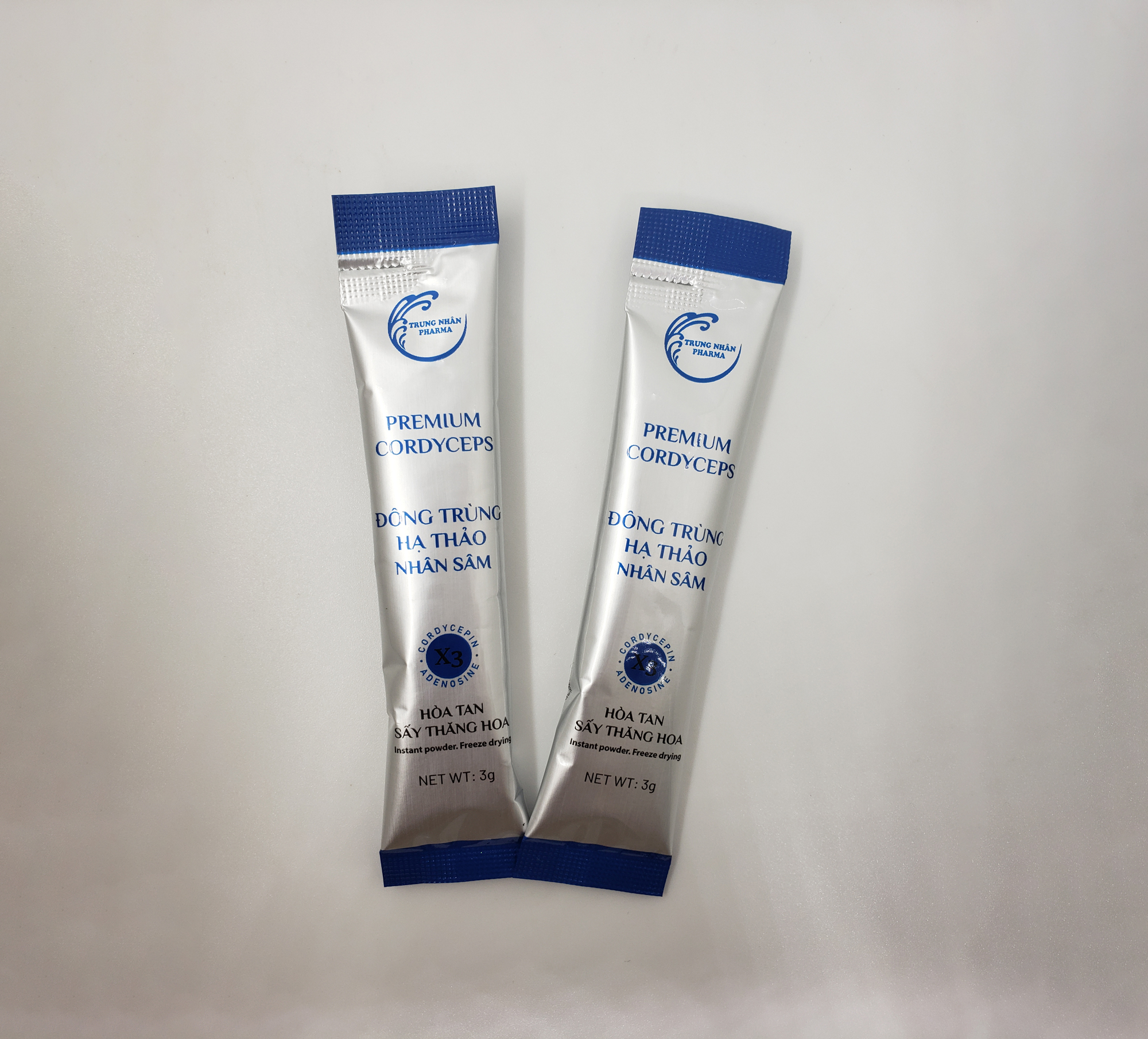 Đông Trùng Hạ Thảo Nhân Sâm - Hòa Tan Sấy Thăng Hoa 60g (20gói x 3g)