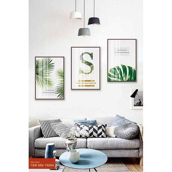 Tranh canvas phòng ngủ - TIỆM TRANH 91 - 16 Bộ 3 TRANH CANVAS trang trí phòng ngủ, hiện đại, ấm cúng, dễ dàng lắp đặt