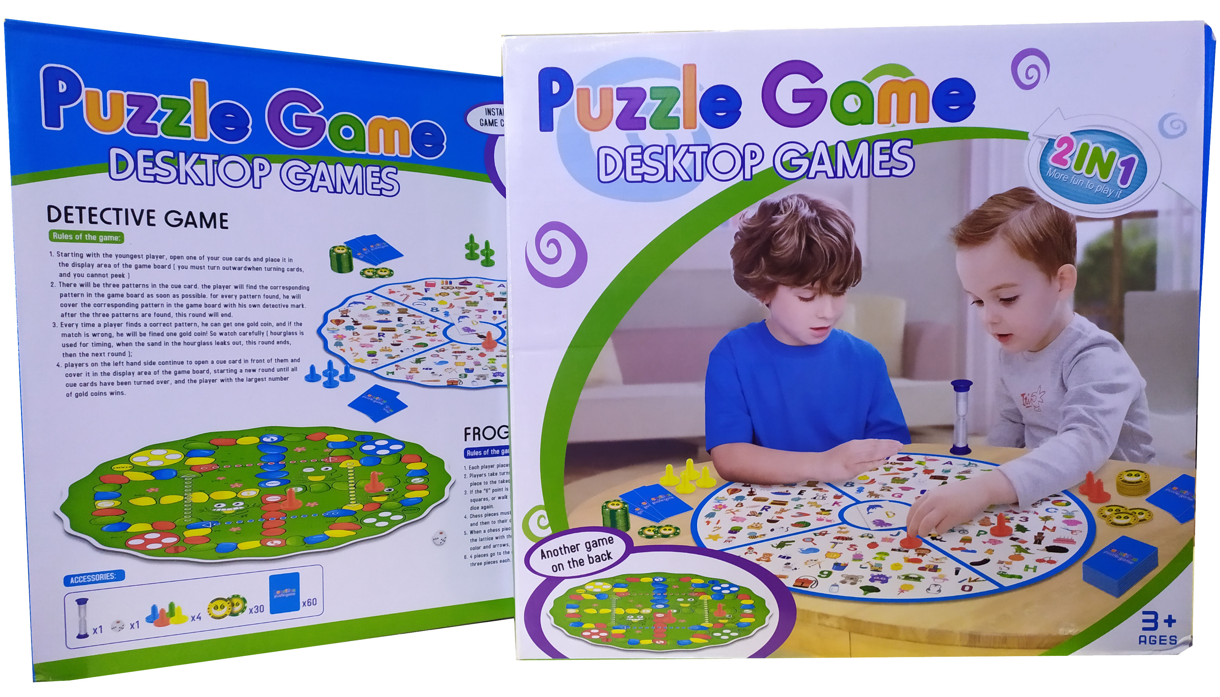 Bộ trò chơi nhanh tay lẹ mắt Puzzle Desktop game