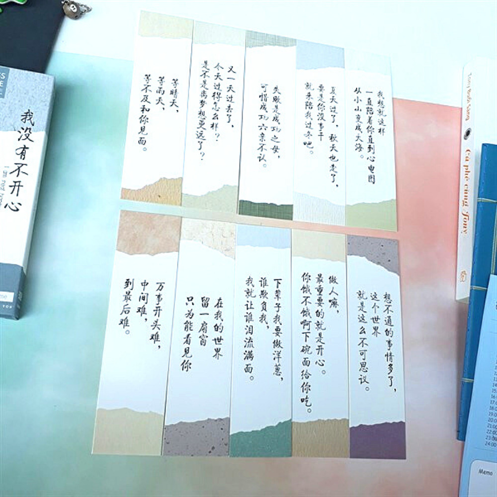 Bộ 30 Bookmark Đánh Dấu Sách I Am Real Happy