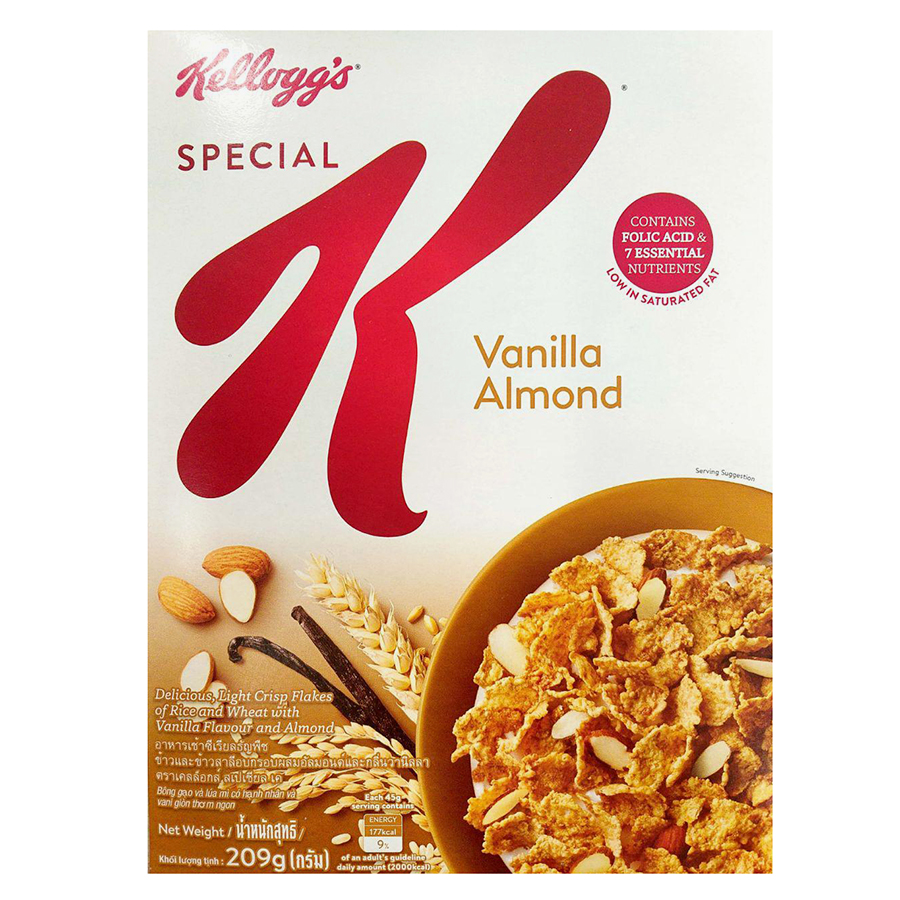 Ngũ Cốc Dinh Dưỡng Kellogg's Special K Vanilla and Almonds 209g