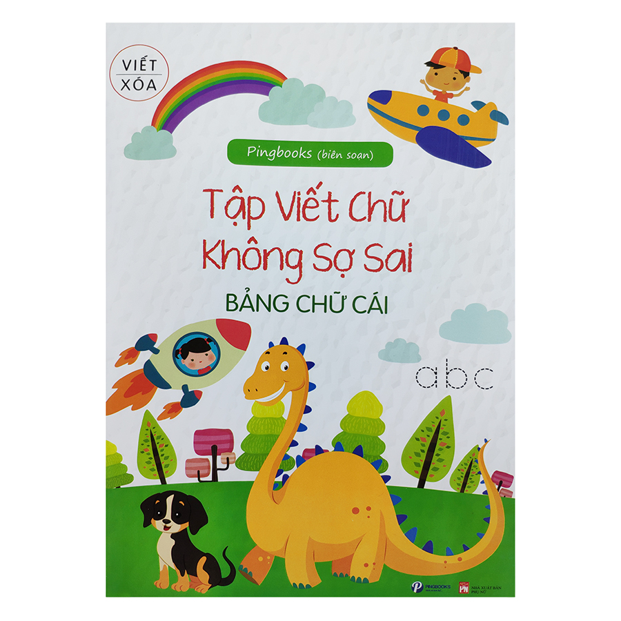 Combo Tập Viết Chữ Không Sợ Sai (Trọn bộ 4 Cuốn + 1 Bút Viết)