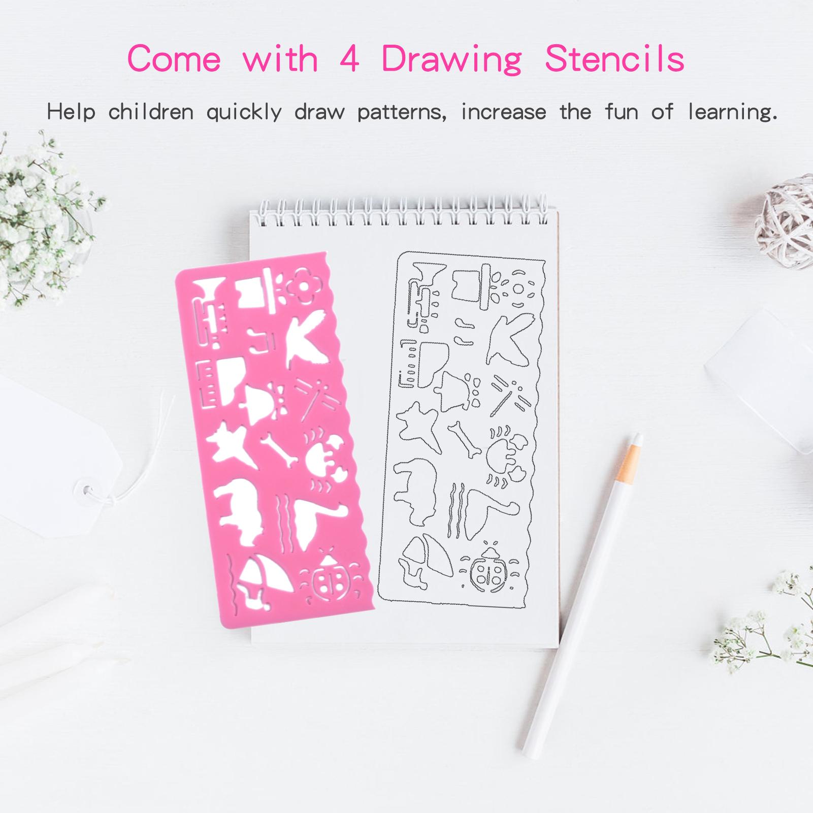 Bộ văn phòng phẩm cho trường học Bút chì Tẩy bút chì Hộp đựng Quà tặng cho trẻ em gái