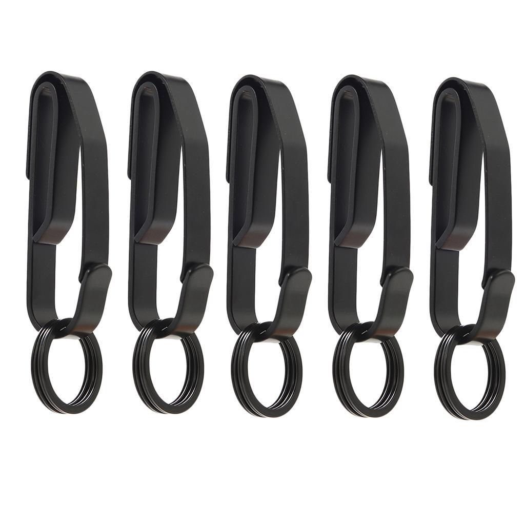 Pack of 5 Stylish Clip Buckle with Key  Release Waist Belt Clip