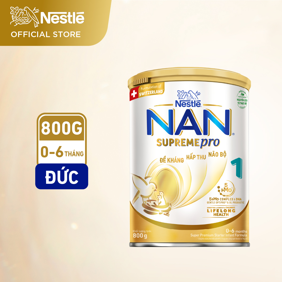 Sản phẩm dinh dưỡng công thức Nestlé NAN SUPREMEPRO 1