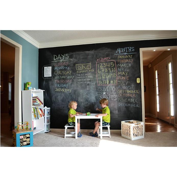 Decal Bảng Đen Viết Phấn  Size 60x200cm