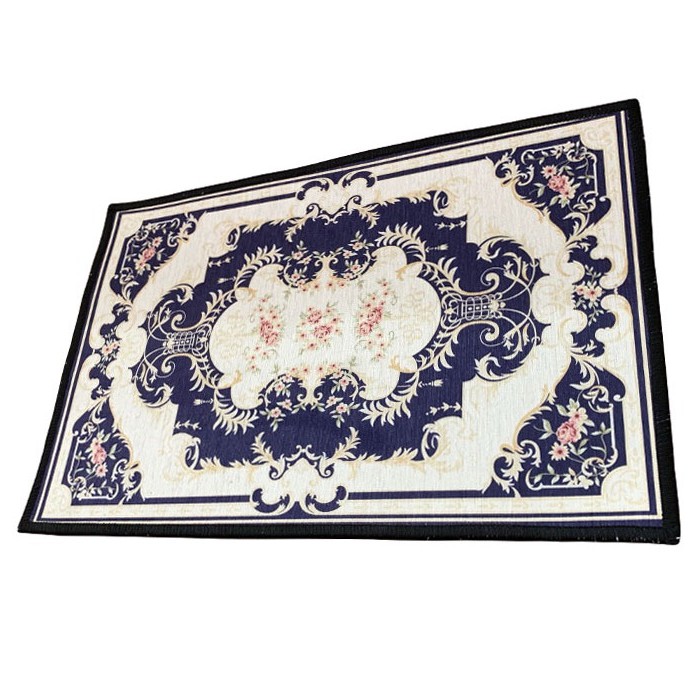 Thảm lau chân hoa văn họa tiết Tân cổ điển KT 40cm x 60cm