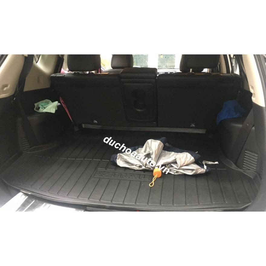 ️Nissan X-trail ️Lót cốp nhựa Nissan Xtrail 2016 đến 2020 nhựa dẻo đàn hồi tốt