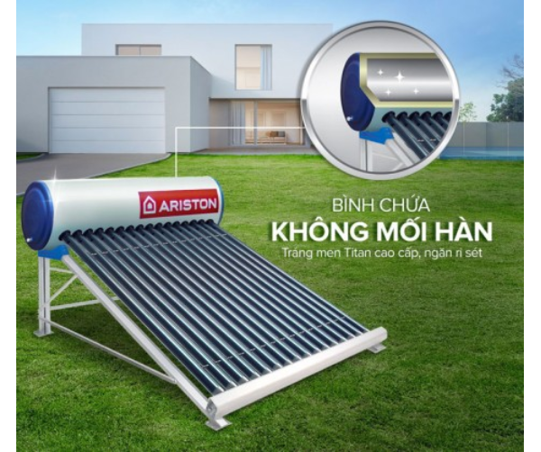 MÁY NÓNG TẮM NĂNG LƯỢNG MẶT TRỜI ARISTON ECO2 1820 25 T N SS 210L - HÀNG CHÍNH HÃNG