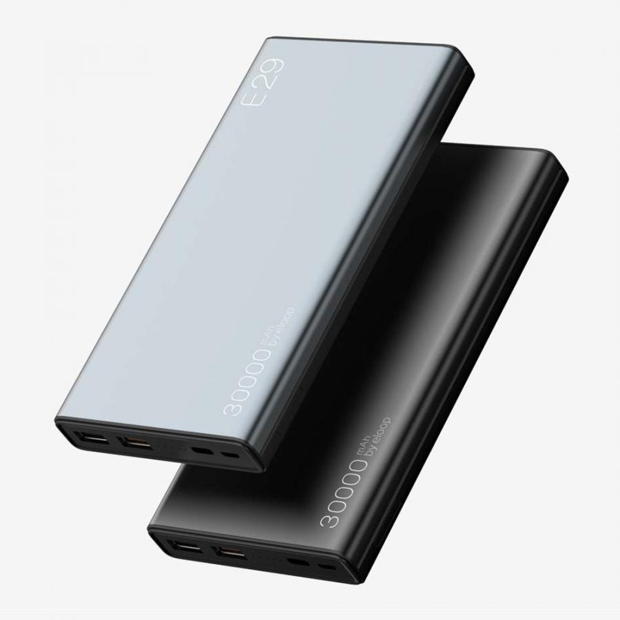 Pin dự phòng Eloop E29, 30.000mAh USB-C, QC2.0 & 3.0 - Hàng chính hãng