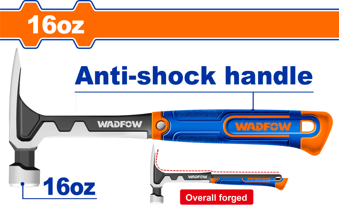 BÚA NHỔ ĐINH NGUYÊN KHỐI 16OZ WHM8116 WADFOW - HÀNG CHÍNH HÃNG