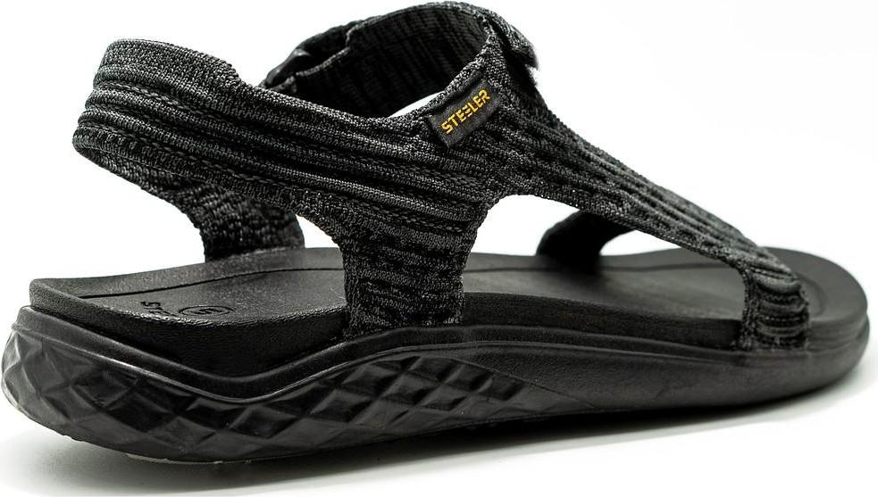 GIÀY SANDAL NAM STEELER - BLACK-KNIT