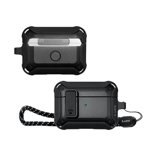 Ốp dành cho Airpods Pro 2/1 LAUT Zentry Có Thể Sử Dụng Sạc Không Dây Cao Cấp Chống Sốc- Hàng chính hãng