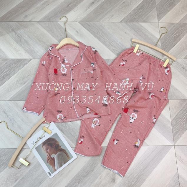 BỘ NGỦ PIJAMA DÀI TAY HÀNG LOẠI 1