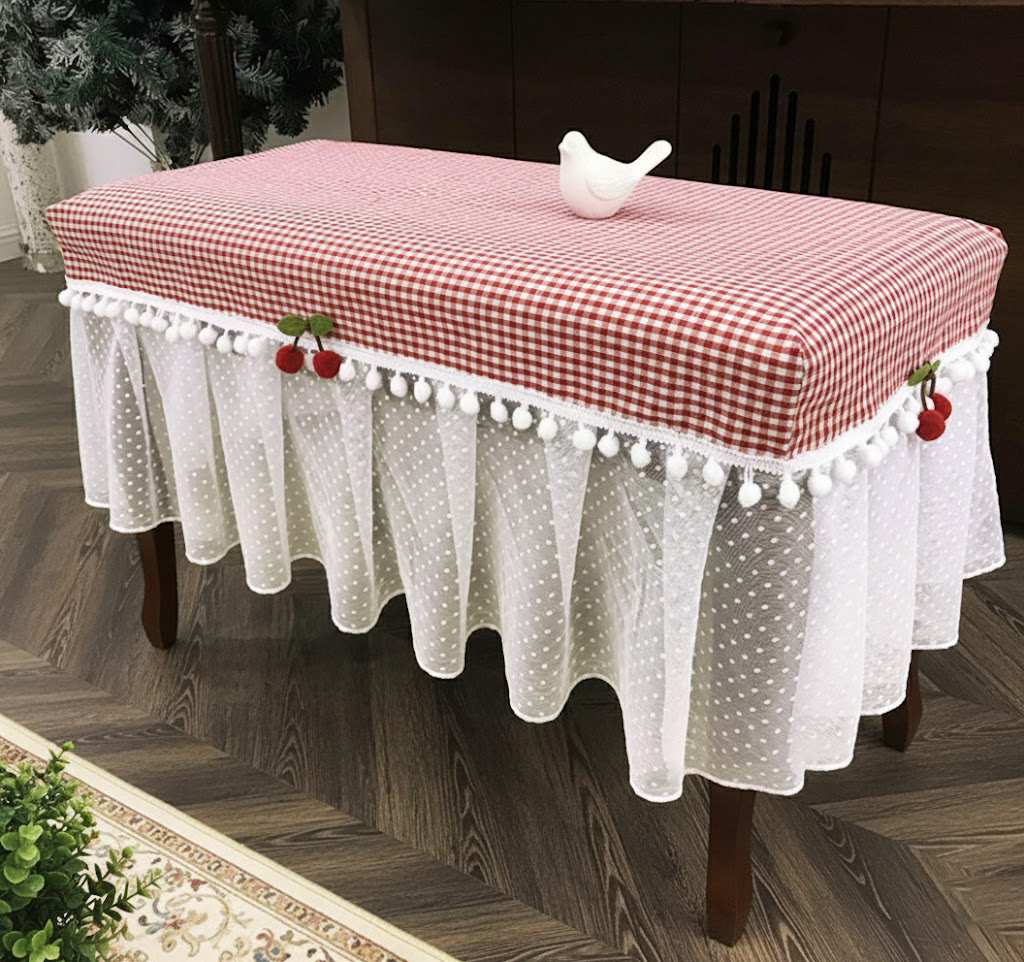 Khăn phủ đàn piano cơ đàn piano điện tử 88 phím sang trọng cổ điển trang trí giáng sinh noel năm mới Tết sinh nhật - HÀNG CHÍNH HÃNG