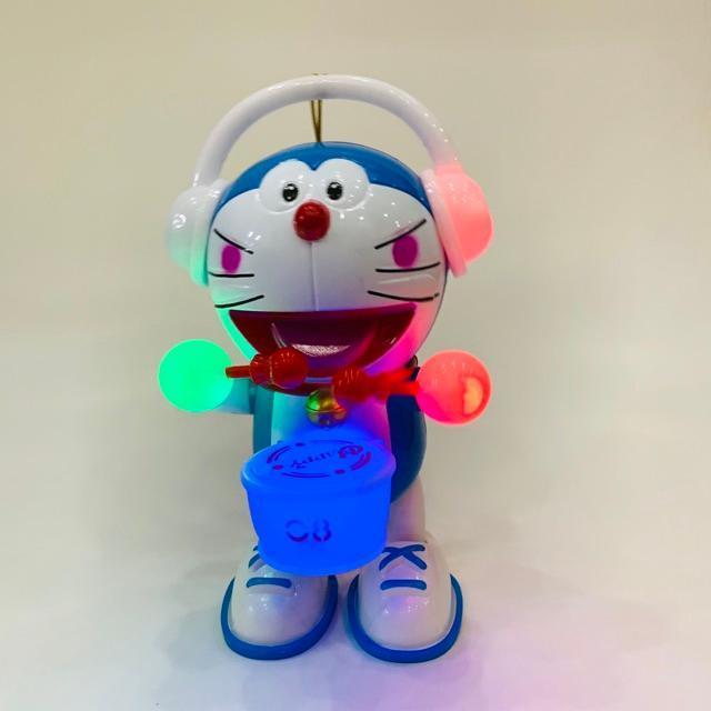 Đồ chơi lồng đèn trung thu cho bé trai đánh trống có pin nhạc đèn quà tặng trung thu
