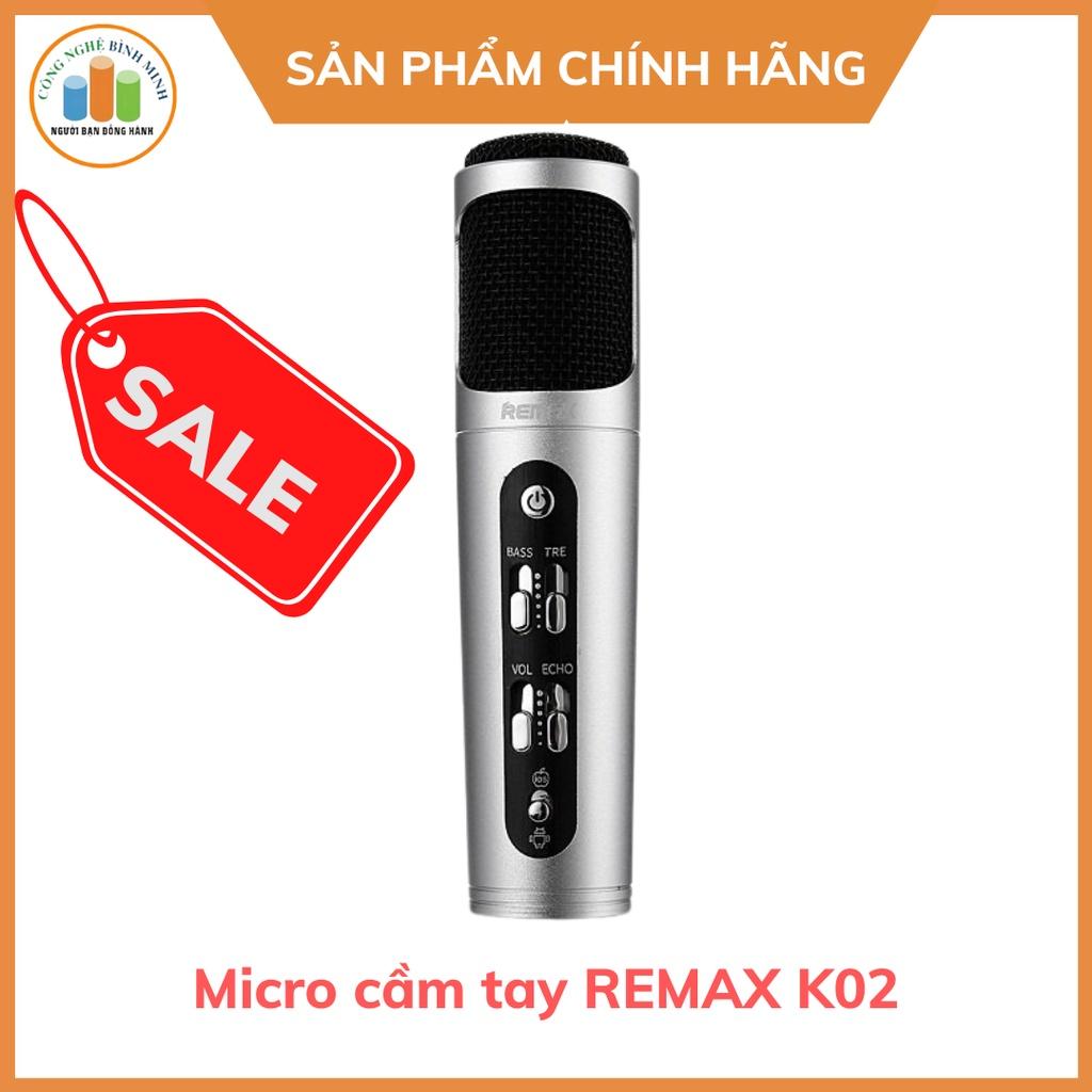 Micro cầm tay Remax K02 - Hàng chính hãng