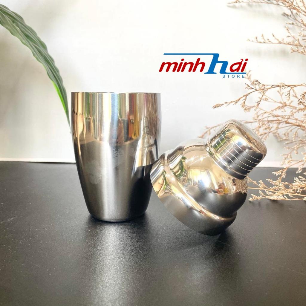 Bình Lắc Shaker INOX I Nhựa Dày. Dụng cụ Pha Chế Cocktail, Trà Sữa. Bình lắc nhưah có vạch chia định lượng, nhựa trong s