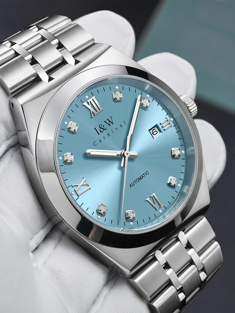 Đồng hồ nam chính hãng IW Carnival IW758G-1 ,Kính sapphire,chống xước,Chống nước30m,BH24 tháng,Máy điện tử,dây da