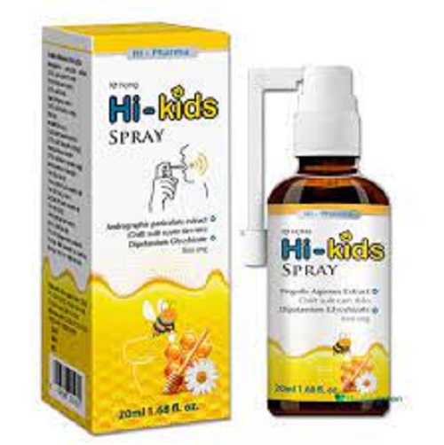 Xịt họng keo ong Hi-Kids (20ml)