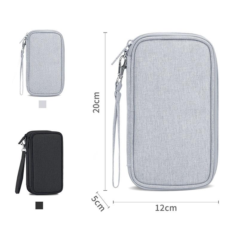 Túi đựng phụ kiện dây sắc, cáp sạc cho laptop, macbook, ipad, điện thoại BUBM nhỏ gọn.