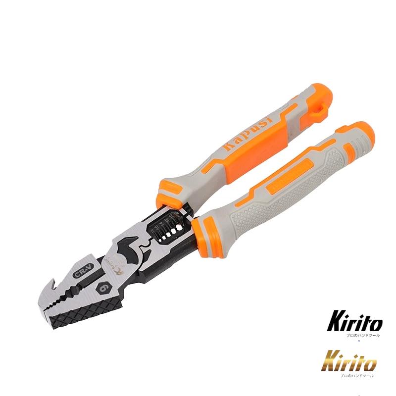Kìm Đa Năng 9"/215mm CR-V K9021 – Kẹp, Cắt, Uốn, Tuốt Dây, Đóng Nhổ Đinh