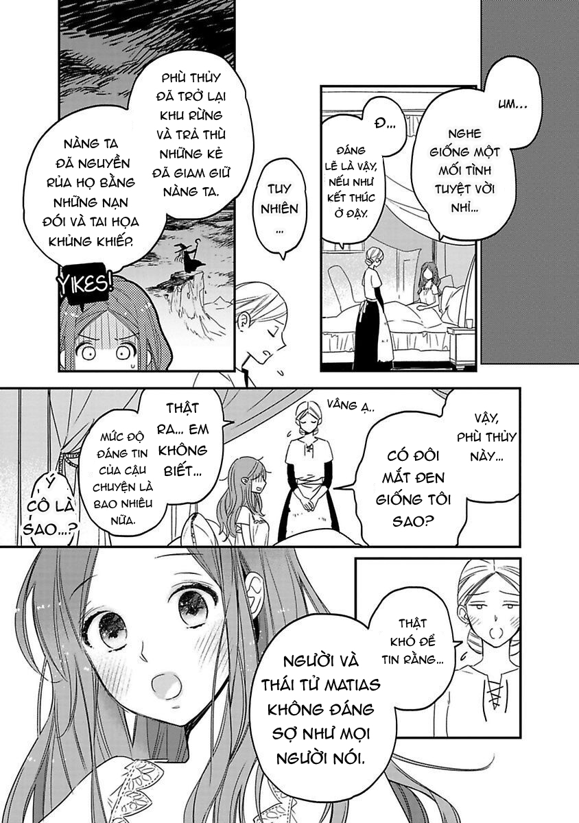 thái tử bạo chúa ở thế giới khác muốn cưới tôi ~ tên sói đen muốn cầu thân cô phù thủy tái sinh chapter 4.2 8