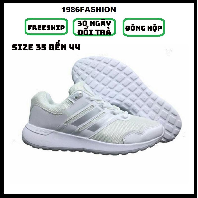 Giày thể thao sneaker nam nữ size từ 35 đến 44 đế siêu nhẹ chất vải lưới thoáng và êm