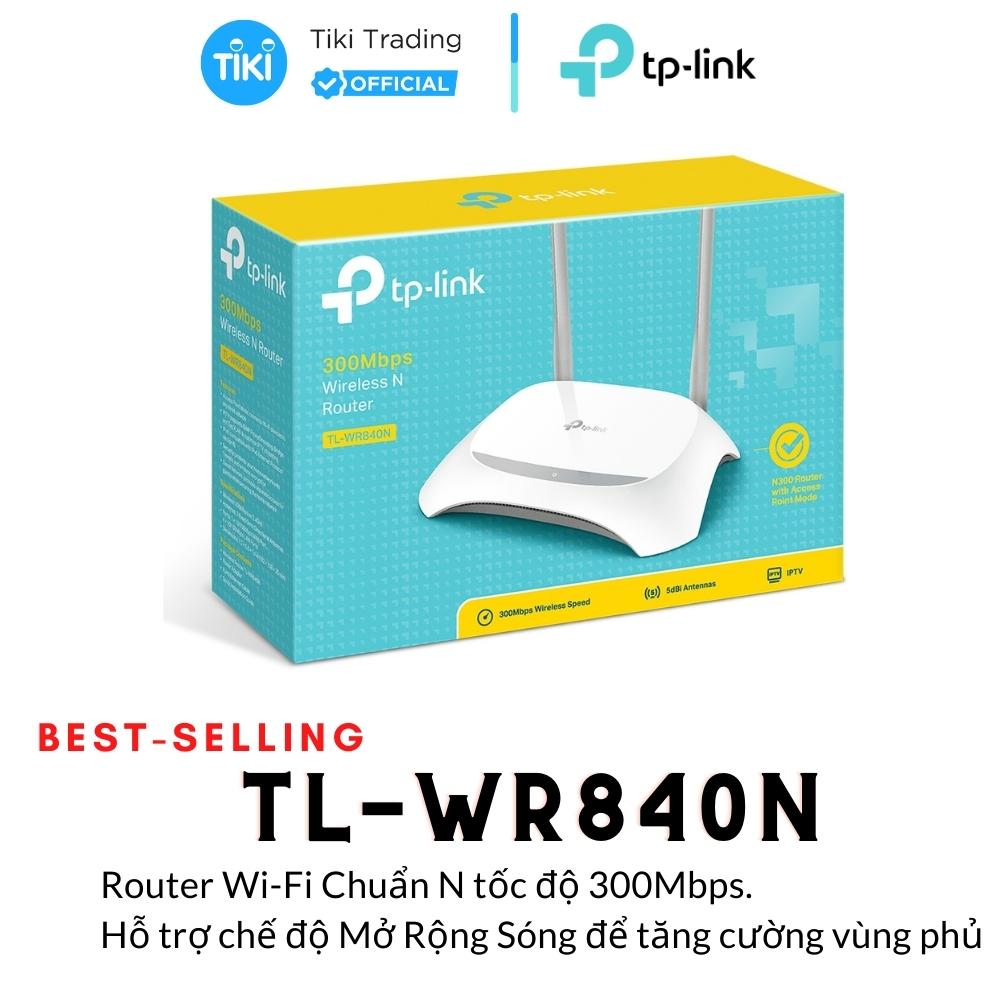 Router Wifi Chuẩn N 300Mbps TP-Link TL-WR840N - Hàng Chính Hãng