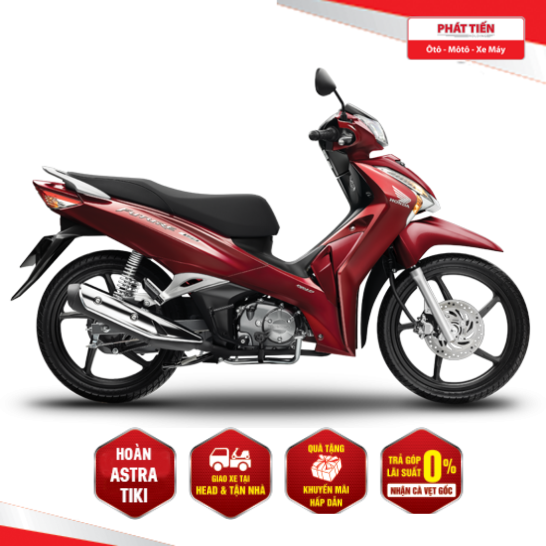 Xe Máy Honda Future 125 FI 2021 - Phiên Bản Cao Cấp - Đỏ Đen