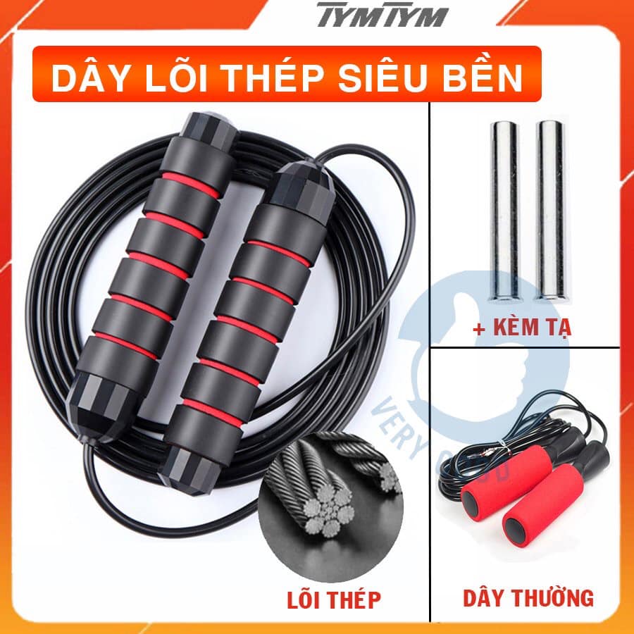 DÂY NHẢY LÕI THÉP GIẢM CÂN ĐỐT MỠ BỤNG HIỆU QUẢ - 2.9M