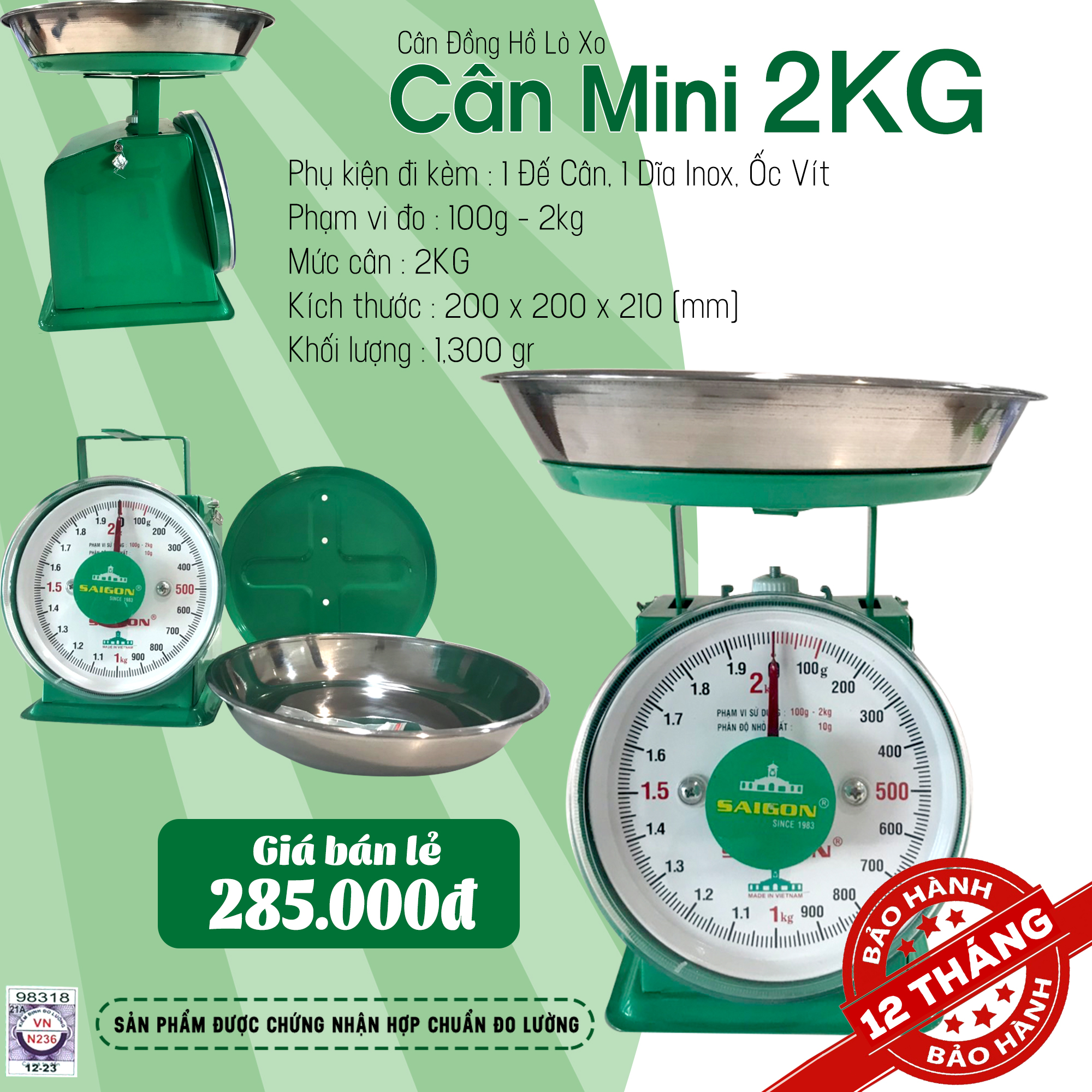 Cân Mini 2KG