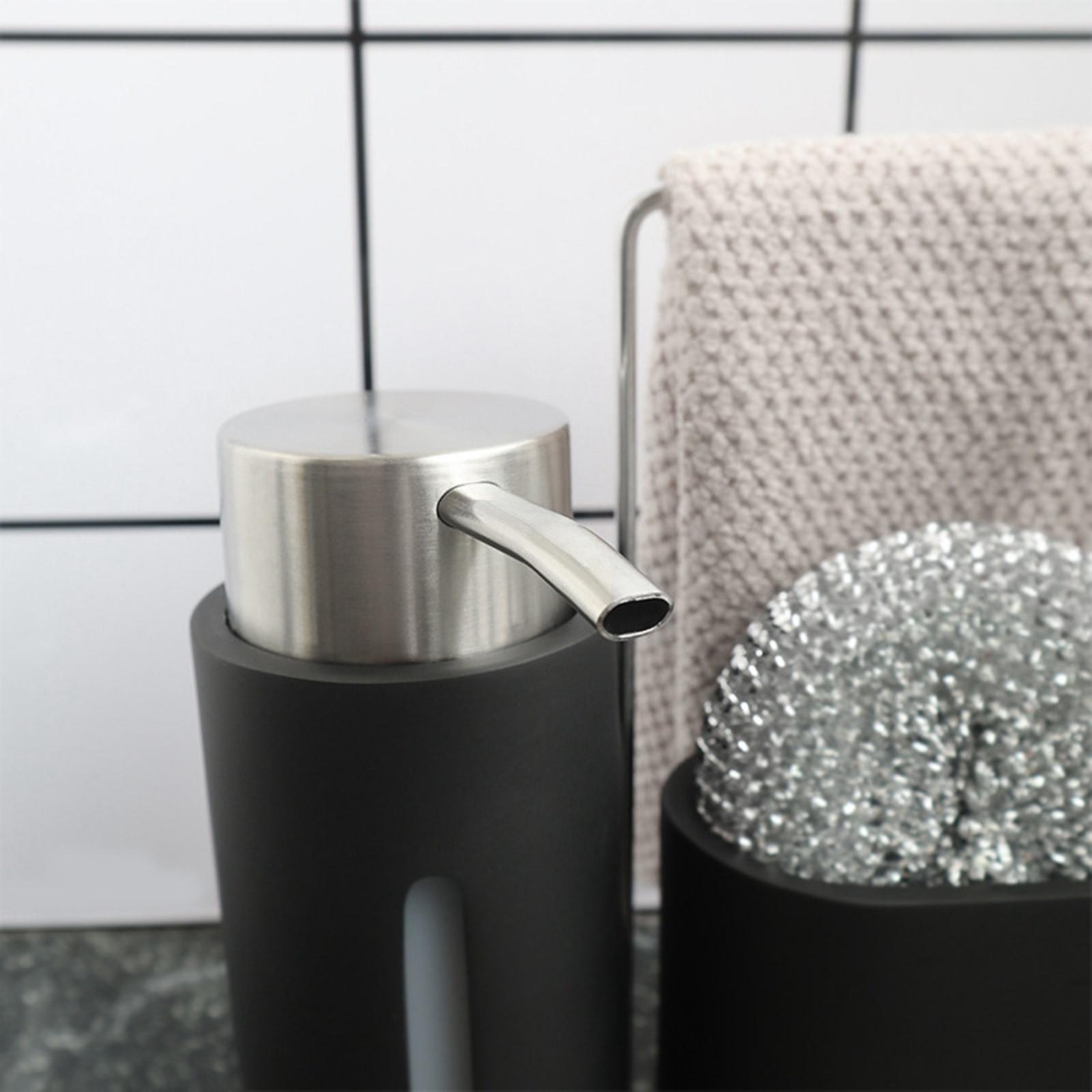 Kitchen Soap Dispenser Storage Holder Caddy for Sink Bathroom