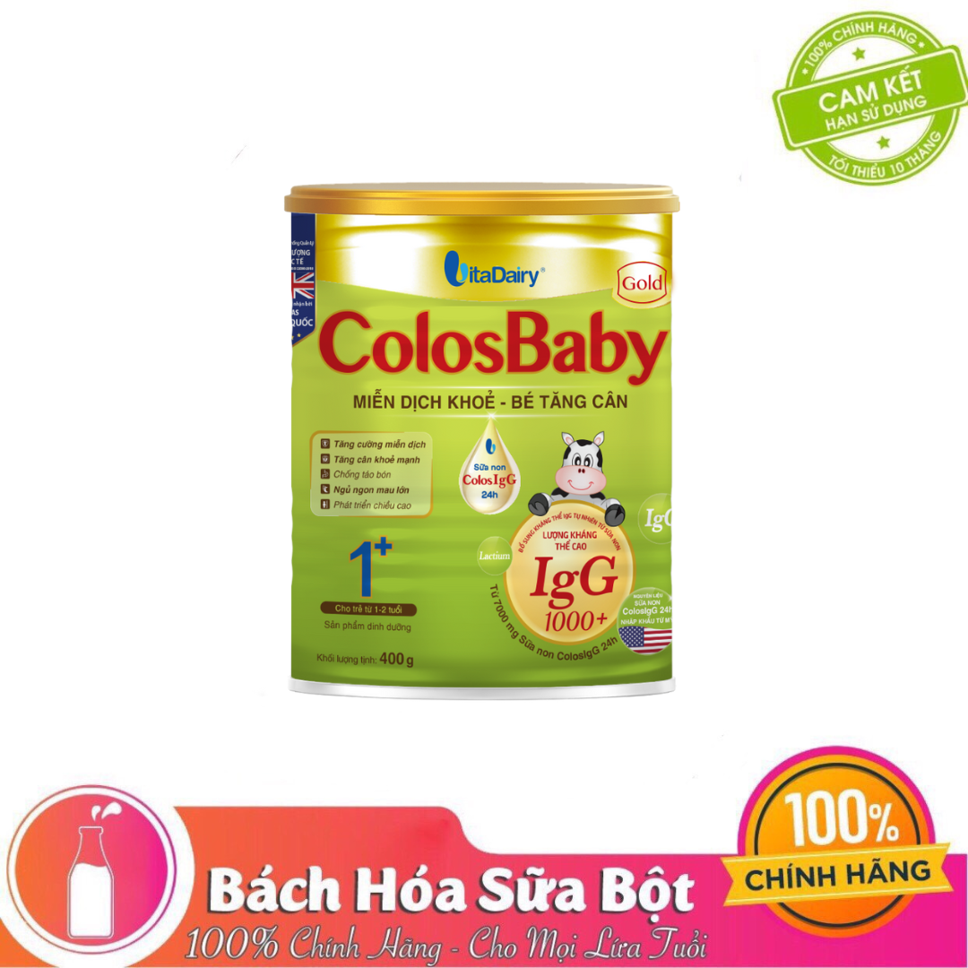 Sữa Bột Vitadairy Colosbaby Gold 1+ 400g