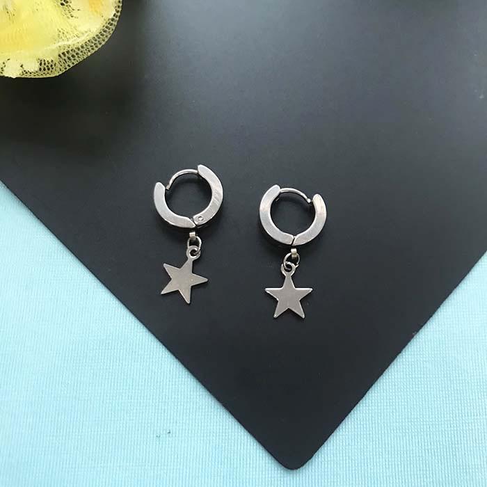 Bông tai khuyên tai ngôi sao unisex thời trang