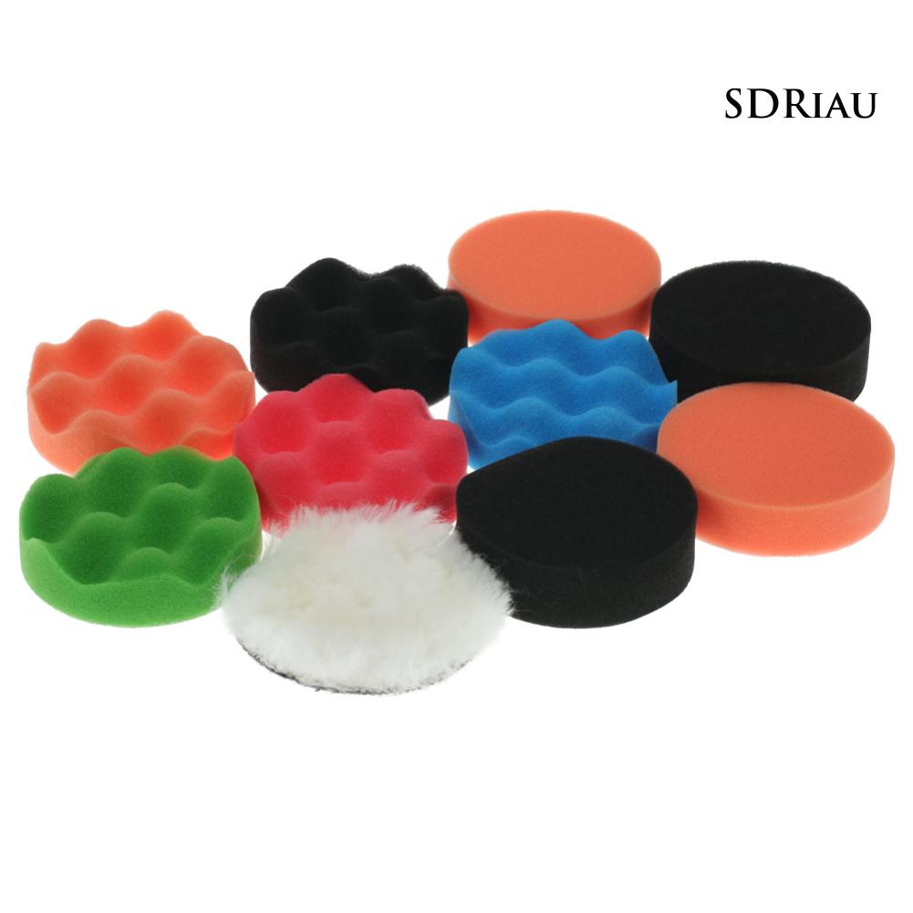 Bộ 11 Miếng Xốp Chuyên Dụng Đánh Bóng Xe Hơi 4 Inch Xqcqjx
