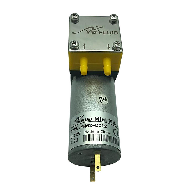 Bơm nước màng nhỏ tự hút Micro Diaphragm Motor DC 12/24V rất nhỏ gọn, lưu lượng bơm nước 0.4-1l/phút, có vòng bi chất lượng cao, dễ dàng lắp đặt.