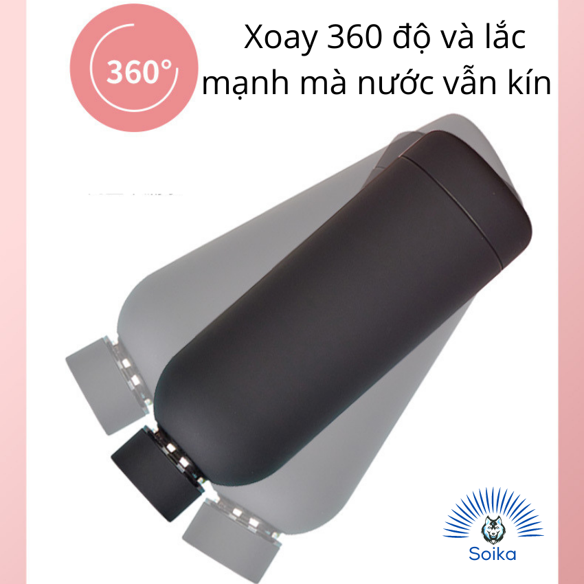 Bình Giữ Nhiệt Cao Cấp SOIKA SB07500 Chai Nước Inox 304 Cách Nhiệt Chân Không Nhiều Màu