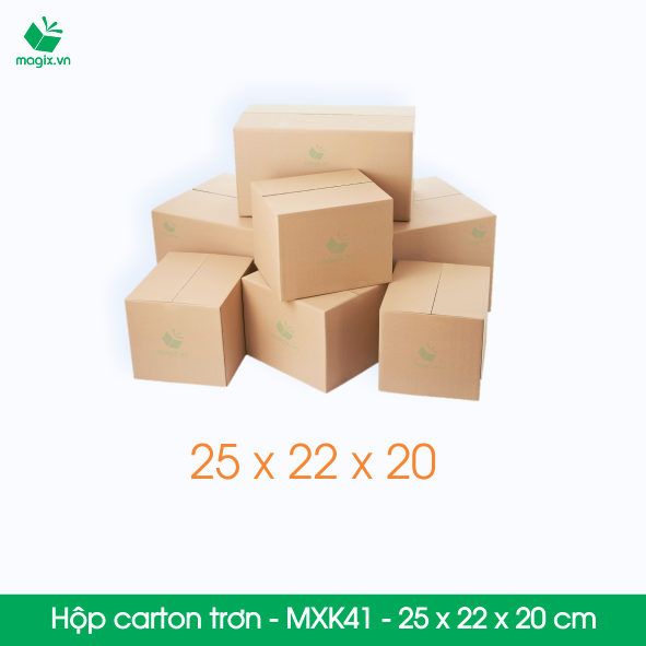 MXK41 - 25x22x20 cm - 100 Thùng hộp carton