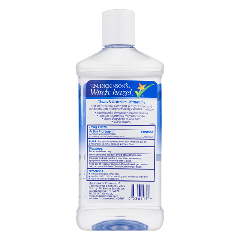 Nước Hoa Hồng T.N Dickinson's Witch Hazel Toner (473ml)