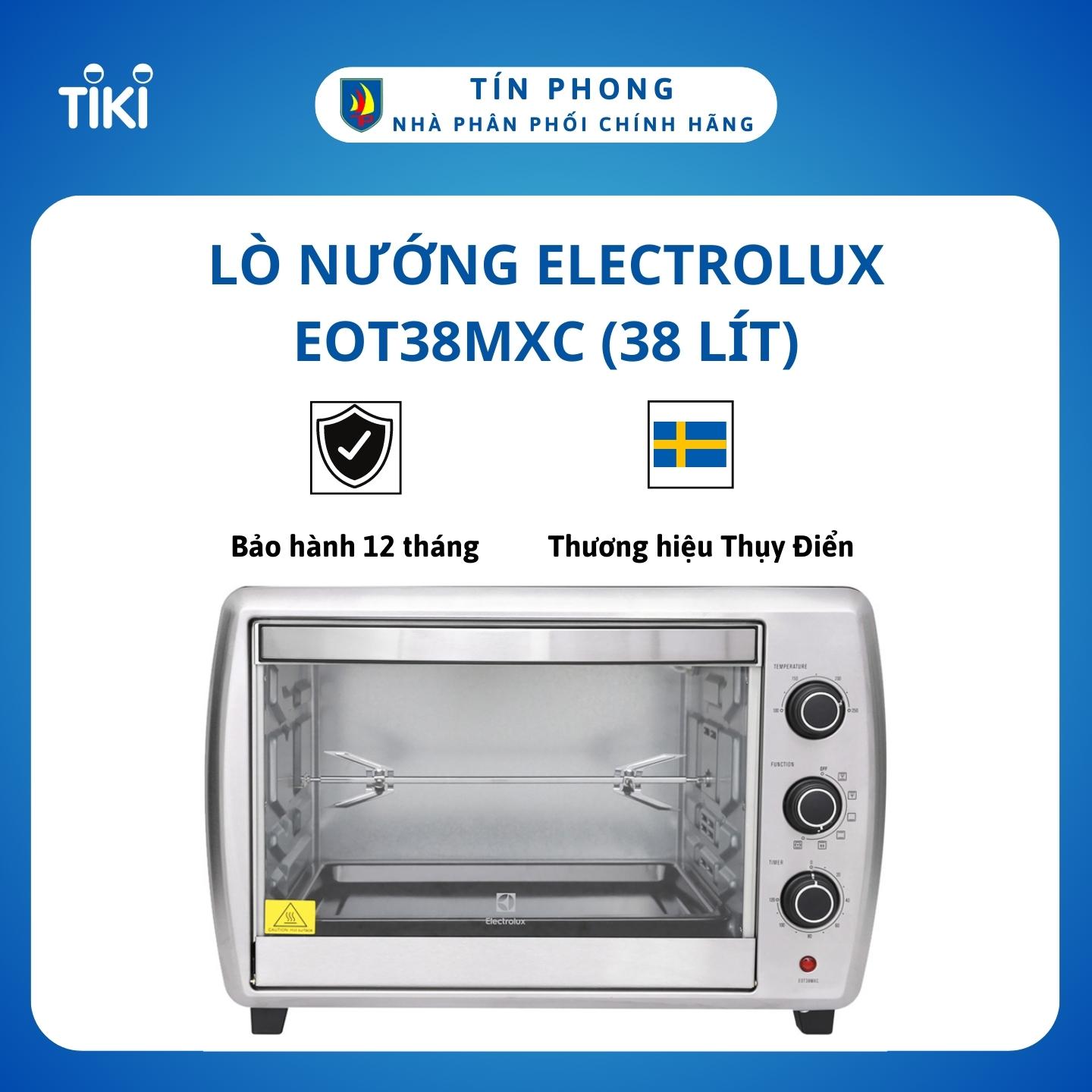 Lò Nướng Electrolux EOT38MXC (38 Lít) - Hàng chính hãng